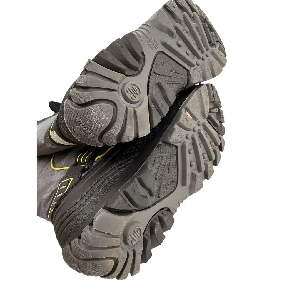 Kamik Kid's Boy's Snowcoast Boots Gray / Neon Yellow Size 3